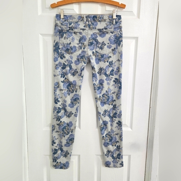 Mossimo Supply Co Skinny Jeans Juniors 9 Women's 6 Floral Retro Y2K - Picture 12 of 12
